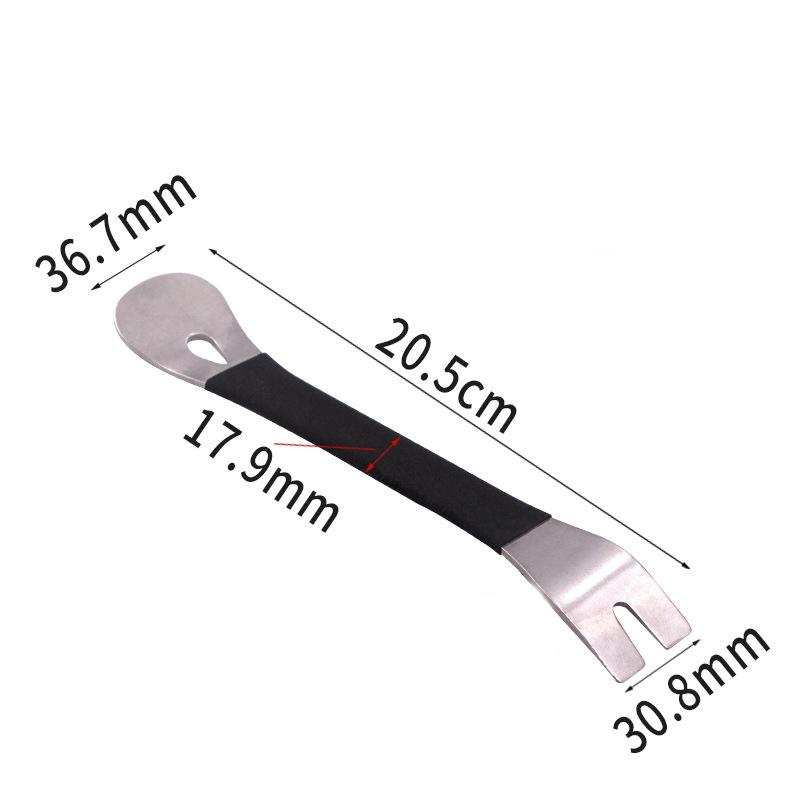 Инструмент для снятия обшивки автомобиля, прочный двусторонний инструмент для снятия обшивки из нержавеющей стали, инструменты для снятия дверной панели, аудиотерминал, крепежный драйвер