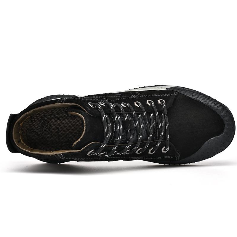 Мужская новая кожаная спортивная обувь на открытом воздухе, повседневная обувь, деловая кожаная обувь для доски, ботинки
