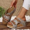 Arrival Women's Summer Platform Wedge Heeled Sandals Comfortable Casual Outdoor Open Toe Beach Slippers
