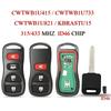 KBRASTU15 Удаленный смарт-ключ для автомобиля Infiniti I35 G35 Nissan Altima Maxima Sentra Titan ID46 чип 315/433 МГц CWTWB1U415
