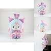 Adorable Kuromi My Melody Plush Backpack Cute Shoulder Bags For Girls Gifts