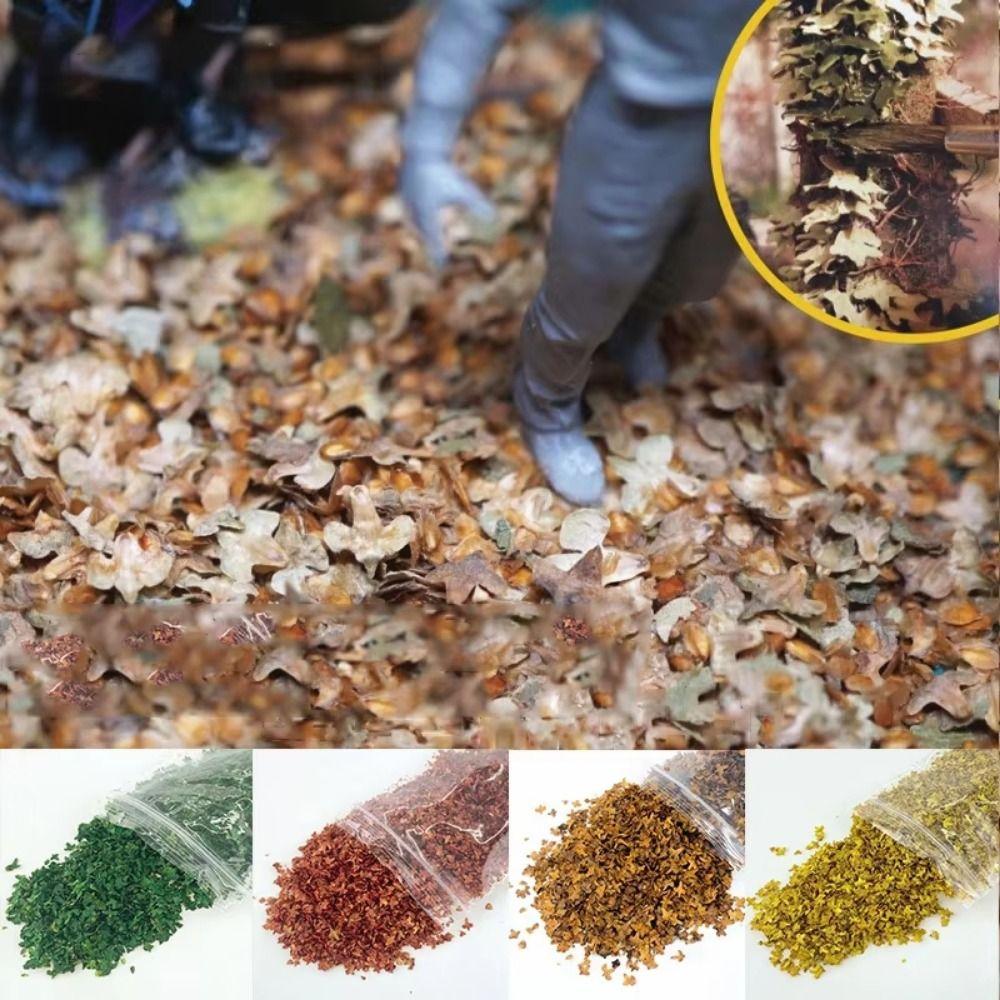 Static Model Micro Landscape Leaves Layout Scene DIY Miniature Leaf Sand Table