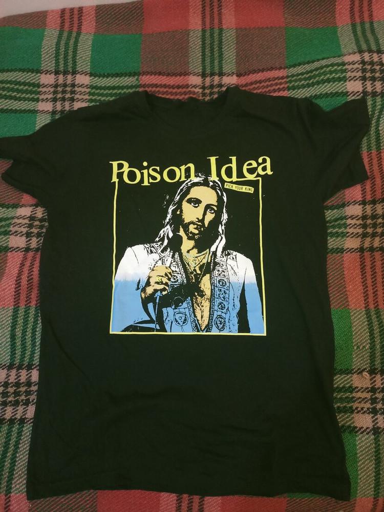 Poison Idea Черная футболка Хлопок Унисекс S-234XL Для Мужчин Женщин RD514 Унисекс Футболка