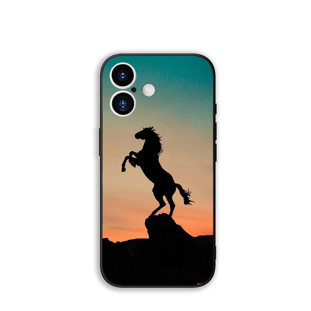 Чехол для телефона Бегущая дикая лошадь Крутой корпус для Apple iPhone 17 16 11 Pro XS Max XR 6 7 8 Plus + 16E SE 2020 Air 5 8+ Чехол