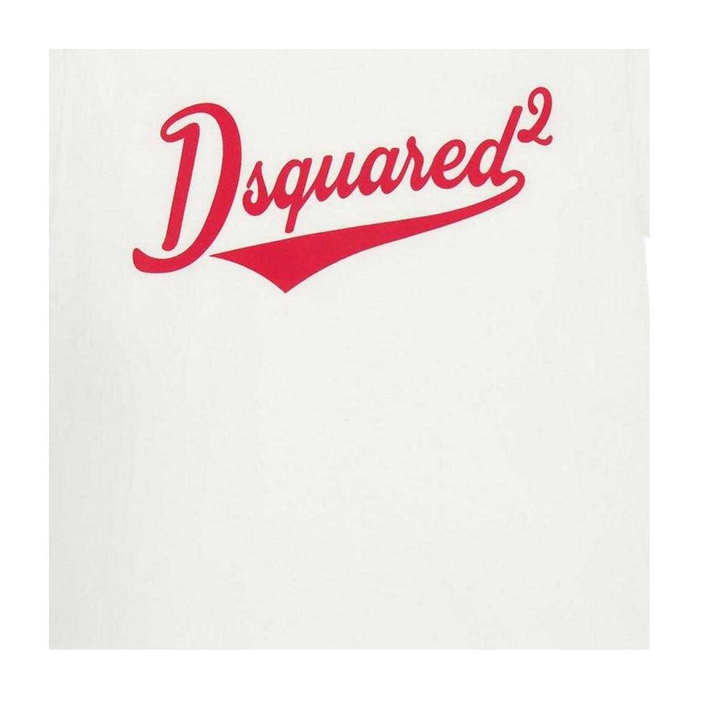 DSquared2 Childrens/Kids Dsquared Logo Cotton Regular Short-Sleeved T-Shirt