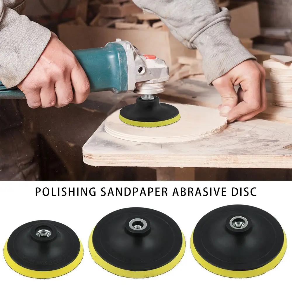 3/4/5" for Power Sanders Abrasive disks Disco soporte Pad Sandpaper Self-adhesive Sanding Disc Backing Pad Hook-Loop Plate