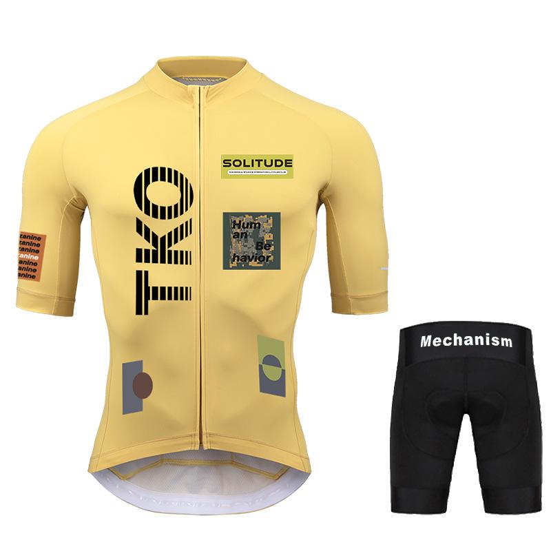 Youth Cycling Jersey Set Breathable Cycling Shirt Summer Cycling Clothing Mountain Bike Riding Clothes Triathlon