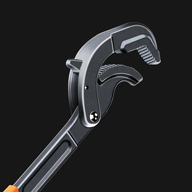 Гаечный ключ из высокоуглеродистой стали, многофункциональный, регулируемый, самоблокирующийся, гаечный ключ с открытым зевом, ручной инструмент для ремонта, многофункциональный гаечный ключ