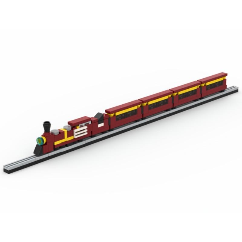 Steam Train Building Block Coal Truck Transport Freight Train Track Assembly Toy Model Compatibility