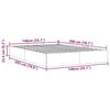 VidaXL Cadre de lit ottoman sans matelas gris clair 140x200 cm velours, cadre de lit, cadre de lit ottoman, cadre de lit 3310967