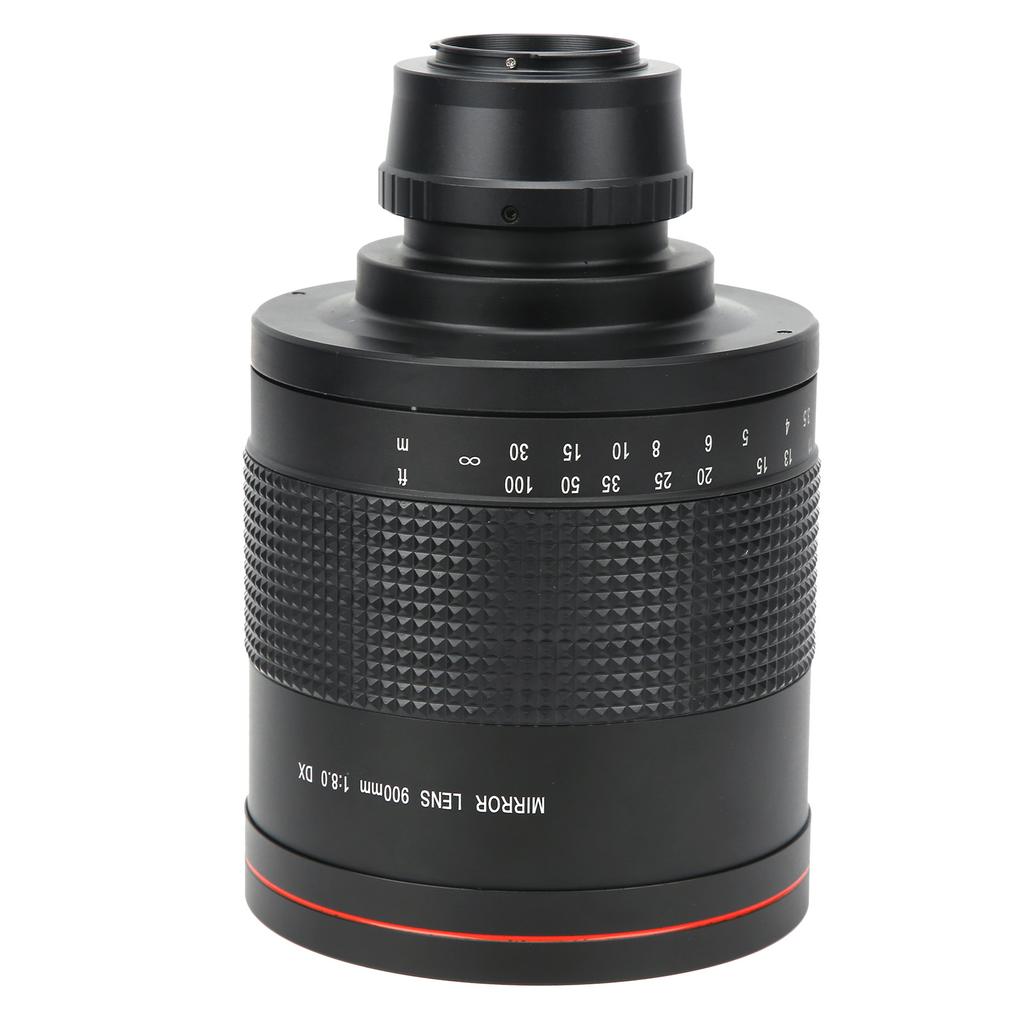 900mm F8.0 Super Telephoto Mirror Lens with Adapter Ring Fit for Olympus M43 Mount Camera