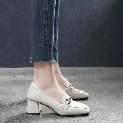 Cresfimix женские модные милые легкие удобные весенние офисные туфли на высоком каблуке женские повседневные бежевые туфли из искусственной кожи на каблуке ba361