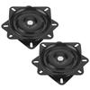 Pair of Seat Swivel Base Mount Plate High Strength 360 Degrees Rotating for Marine Boat7in