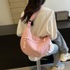 Simple Casual and Lightweight Dumpling Bag Female Large-capacity Student Class Shoulder Bag Commuter Messenger Cloth Bag
