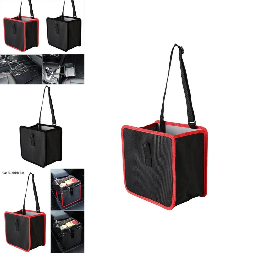 Универсальный черно-красный органайзер для автомобильного сиденья из ткани Оксфорд с водонепроницаемым дизайном для эффективного хранения