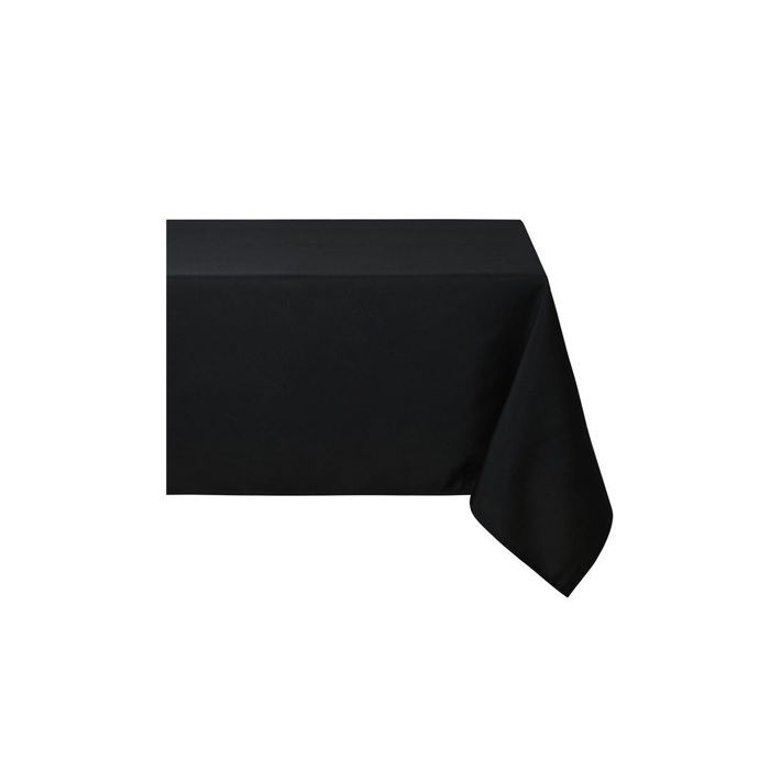 Nappe Rectangulaire - Polyester - 145 X 200 Cm - Noir - Lavable En Machine
