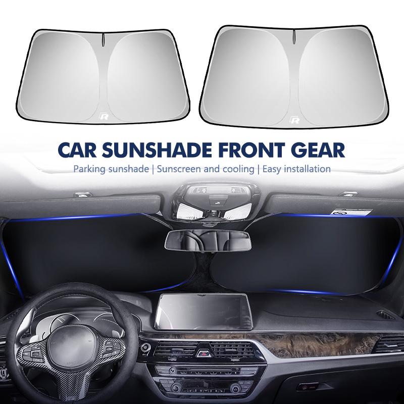 Car Windshield Sun Shade Visor UV Protection Shield Accessories For Volkswagen VW Golf Polo 4 5 6 Passat B5 B6 B7 CC Jetta zk8