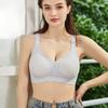 Ultra-thin Jelly Strip Women's Bra with Small Breasts Breathable Push-up and No-wire Bra for Small Breasts