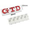 AABIP1 3D Metal Letters GTD Logo Car Rear Trunk Boot Emblem Badge Sticker Decals for Volkswagen VW Golf 7 6 5 4 MK2 MK4 MK5 MK6 MK7