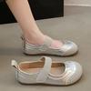 Мода 2025 Весна Женские Туфли на Плоской Подошве Корейский Стиль Туфли Мэри Джейн Женские Повседневные Кожаные Лоферы-лодочки Рабочая Вечеринка Ношение Обувь Медсестры