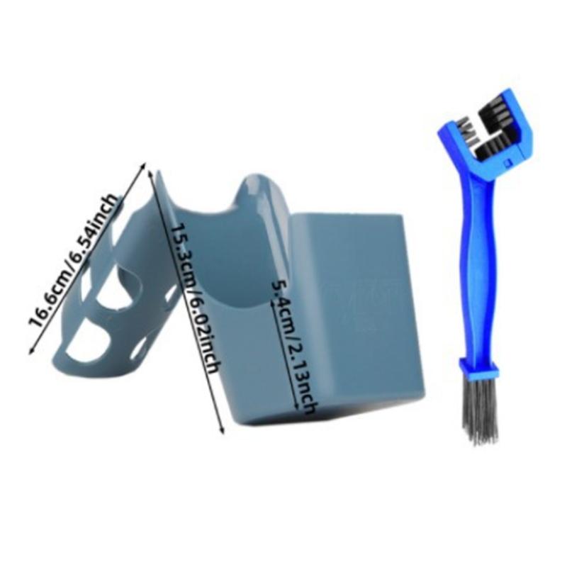 Новый ящик для хранения масла для велосипедной цепи Инструмент для очистки цепи Защищенный от брызг инструмент-дозатор Агент Широко используемый инструмент против распыления масла для цепи