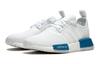 adidas NMD R1 Cloud White Bright Blue Молодежные AQ1785