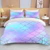 Fantasy Fish Scale Art Print Bedding Set Duvet Cover 1 Duvet Cover 2 Pillowcases Adult And Children Bedding Set Luxury Gril Gift
