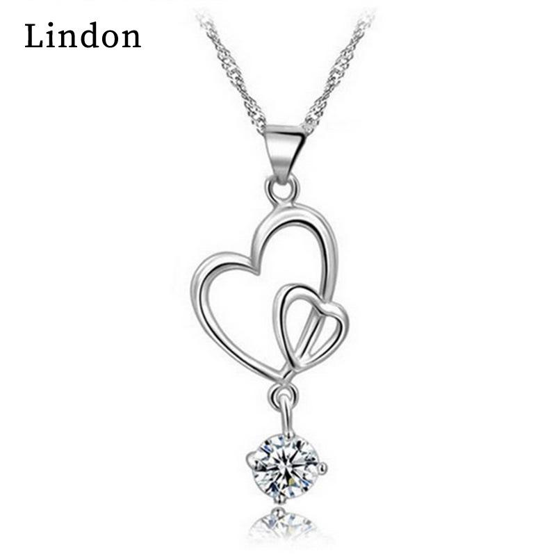 Женское ожерелье Lindon, кулон из медного сплава, циркон, модный подарок