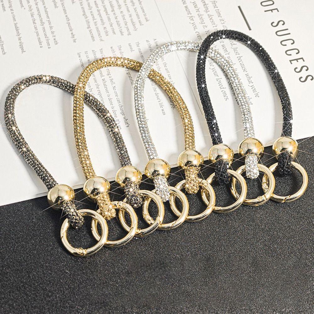 Яркий ремешок для телефона со стразами, чехол для телефона с цепочкой, ремешки, аксессуары для телефона