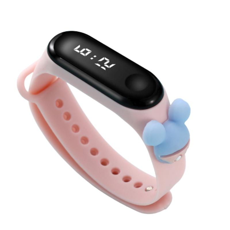 Disney Pokemon Pikachu Kids Led Watch Touch Screen Silicone Strap Waterproof School Gift