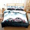 3D Печать Крутая Гоночная Машина Дрифт Машины Комплект Постельного Белья Односпальный Полуторный Двуспальный Кингсайз Комплект Постели Взрослый Мальчики Спальня Мужской Мальчики Подарок