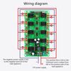 Портативные 10-канальные дистанционные переключатели DC12V Простая установка Портативный аксессуар для системы освещения и безопасности