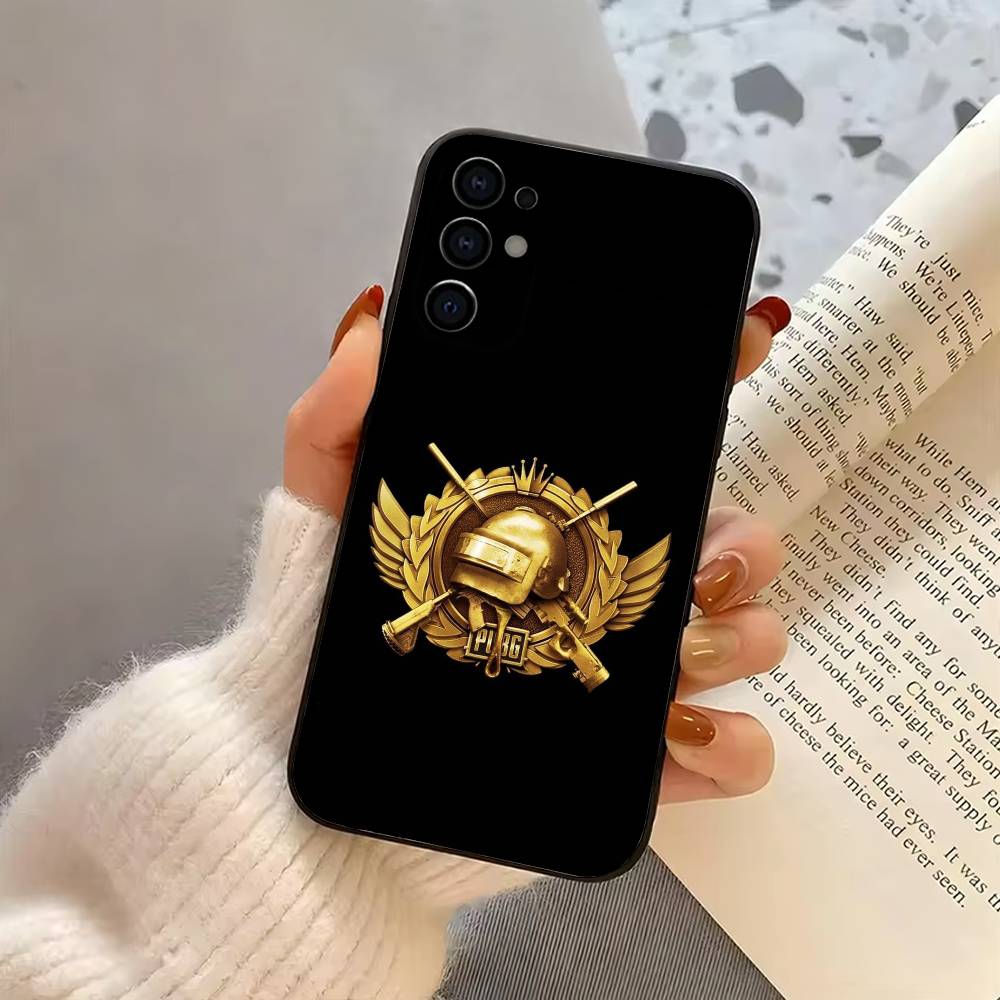 Чехол для телефона P-PUBG-es Черный Силиконовый Мягкий Для Samsung S25,S24,S21,S22,S23,S30,Ultra,S20,Plus,Fe,Lite
