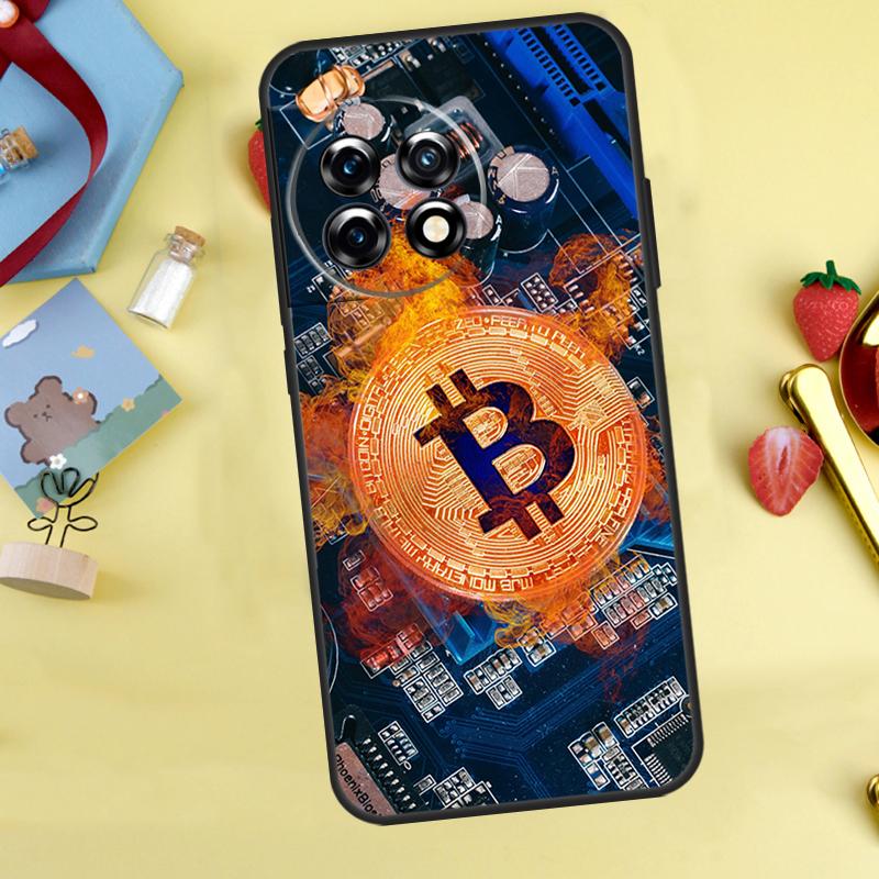 Смешной чехол с монетами Bitcoin для OnePlus Nord 5 CE 2 3 4 Lite N20 N30 OnePlus 15 12R 13R 13 12 11 10 10T 13T