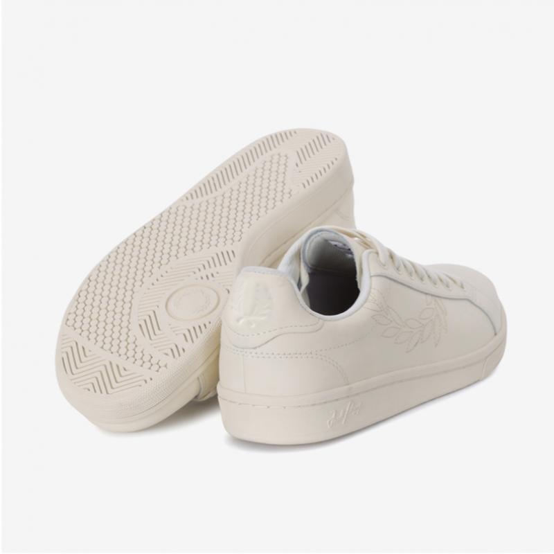 Fred Perry Мужские Кроссовки S B721 Кожаные Вышитые Большемерные Фирменные