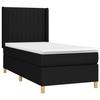 Maison Exclusive - Sommier à lattes de lit et matelas Noir 80x200 cm Tissu