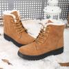 Women's Winter Boots Low Heels Women Boot Fur Warm Winter Shoes Women Snow Boots Ankle Botas Winter Footwear
