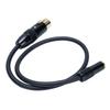 XLR to 3.5mm Stereo Cable 1.6ft XLR Female to 3.5mm 18 Inch Female Balanced Sound Converter