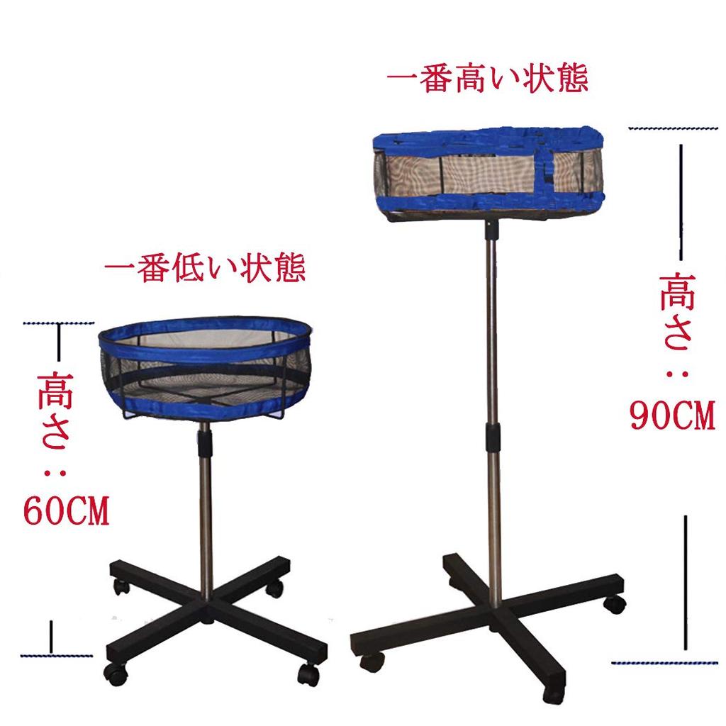 Voodans Table Tennis Ball Cart with Wheels, Portable Ball Basket for Practice, and Table Tennis Ball Storage