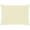 VidaXL Sun Sail Oxford Fabric Rectangular 3.5x5 M Cream 135215