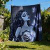 1pc Pippi Longstocking Outdoor Personalized Flannel Blanket, Soft, Lightweight Personalized Flannel Blanket, Digital Printing,