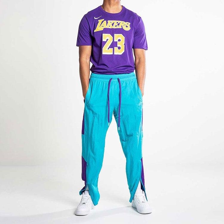 Nike Lebron James Jersey Lakers NBA Purple Men's AR4887-557