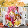 Customizable Princess Throw Blanket – Personalized Name, All-Season Cozy Snug Blanket, Machine Washable, Personalized Blanket