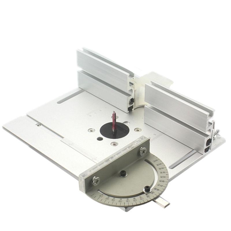 Router Table Insert Plate Woodworking Benches Table Saw W Miter Gauge Guide Aluminium Profile Fence Sliding Brackets