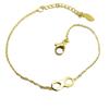 Les Trésors De Lily [P9157] - Gold 'Infini' Steel Bracelet - 11x5 Mm