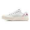 Converse Chuck Taylor All Star Lift Platform Низкие летние женские кроссовки с вышивкой Белая цапля Oops-Pink A10822C