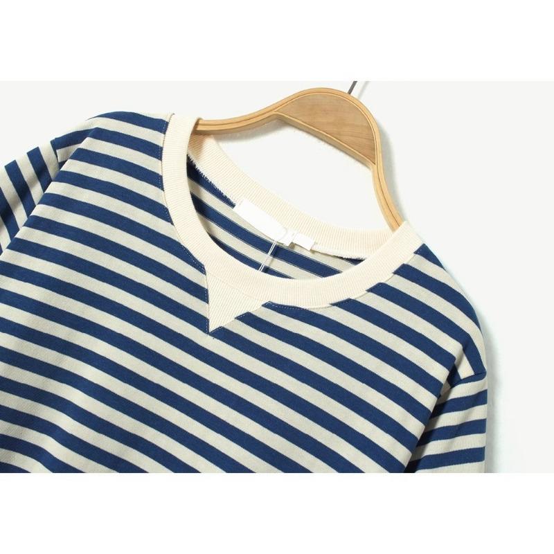 Летнее платье-футболка в полоску с короткими рукавами, женское свободное тонкое платье-футболка длиной выше колена