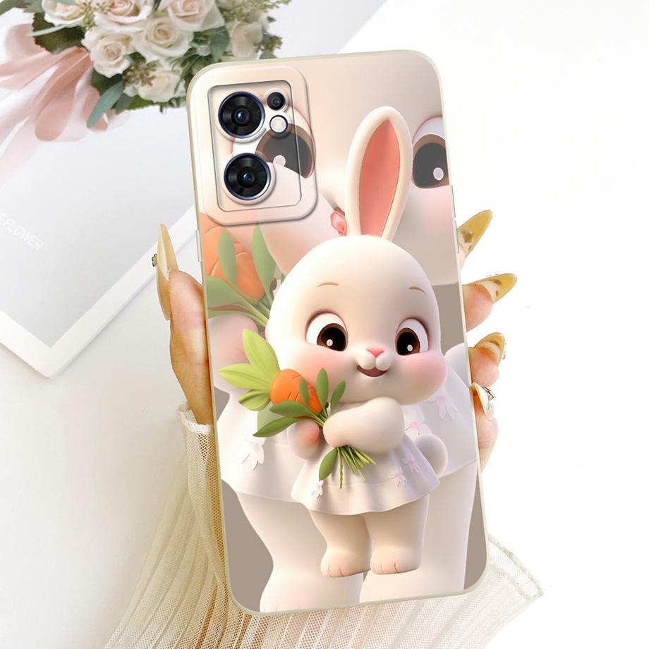 New Fashion Painting Phone Case For Oppo Find X5 Lite FindX5 X5 Pro Funda Soft Matte Silicone Bow Pattern Cartoon Cat Covers