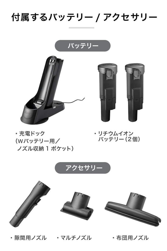 Shark Shark Vacuum Cleaner Handy Cleaner Cordless EVOPOWER W30 WV251J Gray