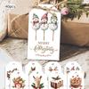 40pcs, Christmas tags, gift labels, party decorations, DIY cards, holiday home decor, greeting cards, party cards, gift twine